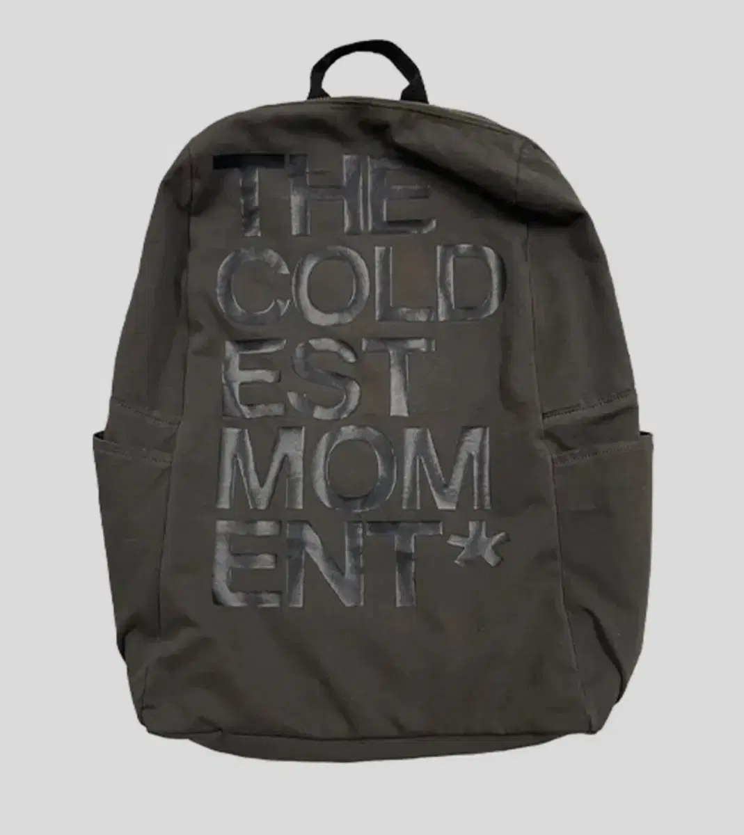 더콜디스트모먼트 브라운 백팩 TCM logo backpack